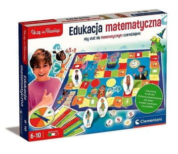 Clementoni edukacija iz matematike. Učim se igrajući. Društvena igra, clementoni