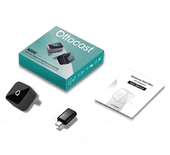 Bežični adapter Ottocast Mini Cube CarPlay i Android Auto, crni