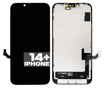 Originalni hard oled digitizer za apple iphone 14+ s čipom ic