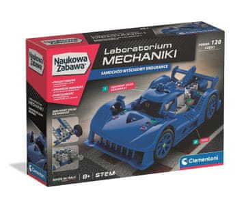 Clementoni Laboratorij mehanike. Trkaći automobil Endurance. Plavi