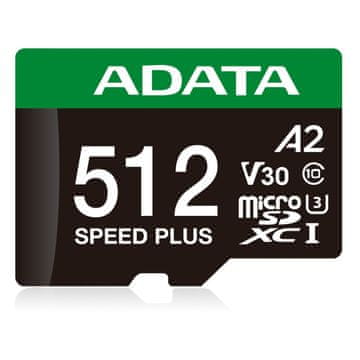 AData ADATA Speed Plus MicroSDXC 512 GB Class 3 UHS-I/U3