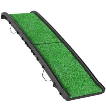 Homestar Skalabilna rampa za pse 155x38,5x15,5 cm Crna