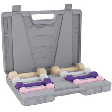 Homestar Set bučica 4 para 0,5kg do 2kg s kutijom, višebojno