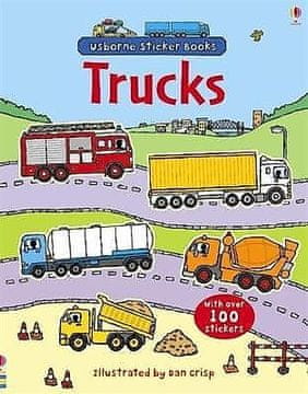 Usborne Prva knjiga s naljepnicama kamioni