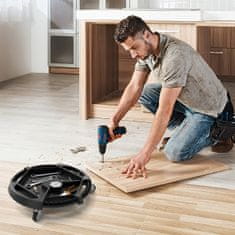 Costway Prijenosni kolica s 4 pretinca nosivosti 14 kg crna