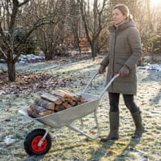 Costway Jednokotačni vrtni kolica s 2 ručke i velikom gumom