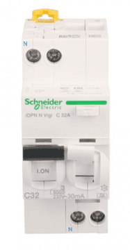 Schneider Diferencijalni prekidač 2P 32A C 0,03A tip A iDPN N vigi A9D32632