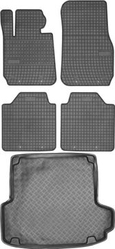 BMW 3 F34 Gran Turismo Liftback od 2013. do 2021. SET - gumene autotepihe + prostirka za prtljažnik