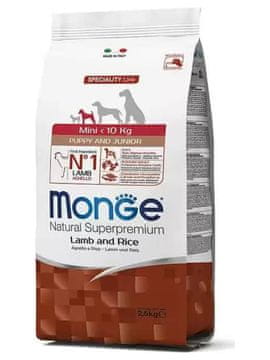 Monge Specialty Line Mini Puppy Lamb with Rice 2,5 kg