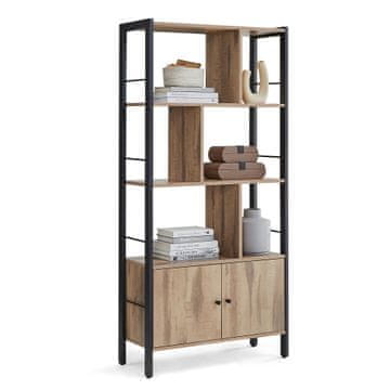Songmics Knjigovod 30x74x154.5 cm smeđa