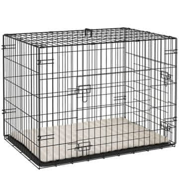Homestar Kavez za psa 75x48,5x53 cm Crni