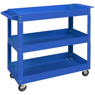 Homestar Kolica za alat 3 razine 83x35,3x76 cm plava
