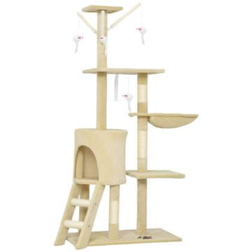 Homestar Stablo za mačke 60x35x134 cm Bež
