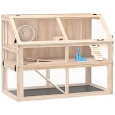 Homestar Kavez za hrčka 3 razine 95x53x76 cm prirodno drvo