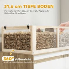 Homestar Kavez za hrčka 3 razine 95x53x76 cm prirodno drvo