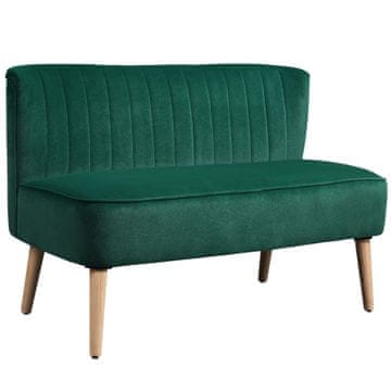Homestar Dvosjed sofa 117x56.5x77 cm Zelena