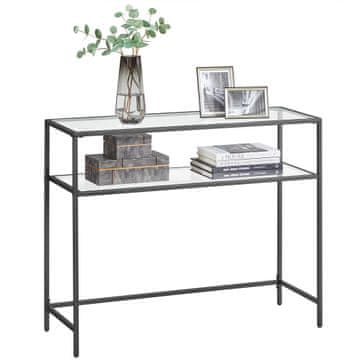 Songmics Konzolni stol, 100x80x35 cm, crna