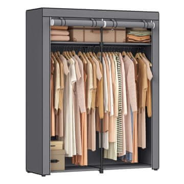 Songmics Ormar, 140x43x174 cm, Siva