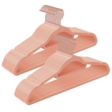 Songmics Vješalice za odjeću, 42.7x22x0.6 cm, roza