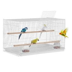 VEVOR Kavez za ptice 76x46x45.5 cm Bijeli