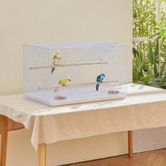 VEVOR Kavez za ptice 76x46x45.5 cm Bijeli