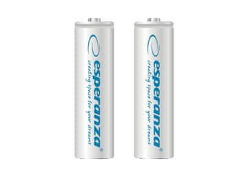 Northix Esperanza punjive baterije Ni-Mh Aa 2000Mah 2 kom. bijele