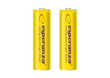 Northix Esperanza punjive baterije Ni-Mh Aa 2000Mah 2 kom. žute
