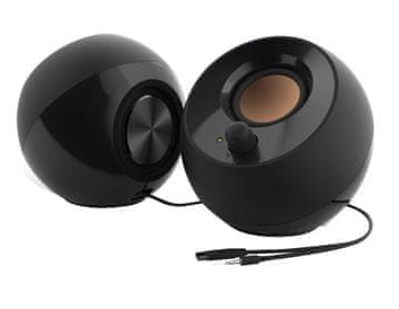 Creative Creative Labs Pebble crni žičani zvučnici, 4.4 W