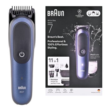 BRAUN Braun AIO7540 All-in-One Series 7 trimer za kosu, Li-Ion, plava