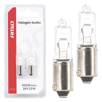 slomart AMiO Halogena žarulja H21W 24V 21W BAY9s