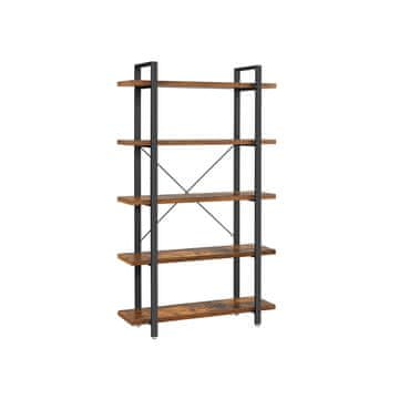 Songmics Knjigovod 33.5x105x177.5 cm smeđa