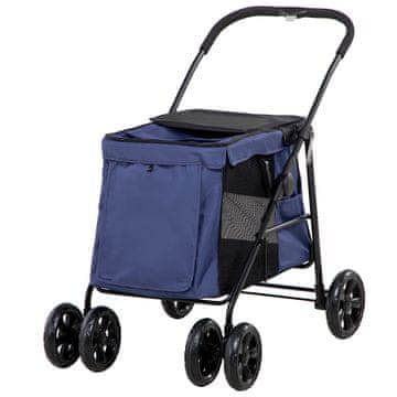 Homestar Dječja kolica za psa 102x62x105 cm Plava