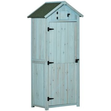 Homestar Vrtni ormar 77x54.2x179 cm plavo-zelene boje