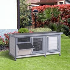 Homestar Kavez za zečeve 112x50x54 cm Sivi