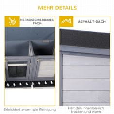Homestar Kavez za zečeve 112x50x54 cm Sivi