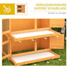 Homestar Kućica za male životinje 2 razine 90x45x90 cm zelena