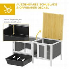 Homestar Kavez za zečeve 105x57.5x51.5 cm Sivi metal