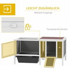 Homestar Kavez za zečeve 105x57.5x51.5 cm Sivi metal