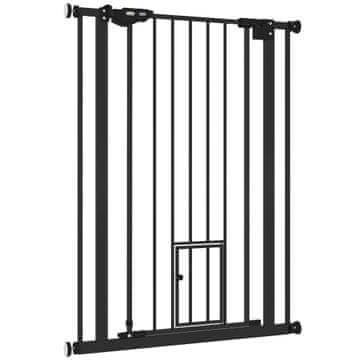 Homestar Vrata za kućne ljubimce 68x104,1 cm Crna
