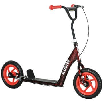 Homestar Dječji romobil podesive visine 118x52x80-88 cm Crveni