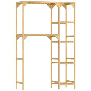 Homestar Polica za perilicu rublja 100x40x157 cm prirodna