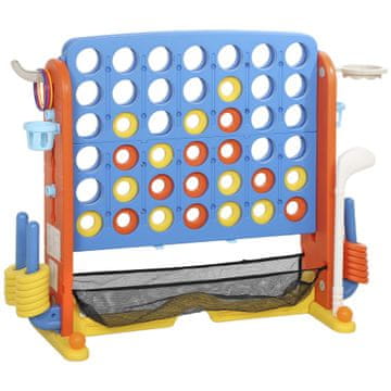 Homestar Igraća set 4 u 1 podesivi Connect Four 110x40x97,5 cm višebojno