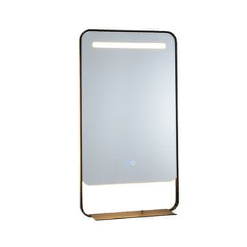 Costway LED kupaonsko ogledalo 80x60 cm zlatno