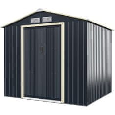 Costway Vanjski spremnik za pohranu 3,4x3,19m, 2,77x2,55m, 2,13x1,91m s kliznim vratima