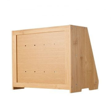 VEVOR Kutija za kruh s dvostrukim slojem 39x26x32 cm smeđa