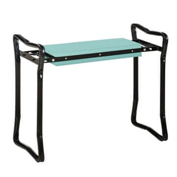 Homestar Vrtna klupa za klečanje 58x28x49 cm Zelena
