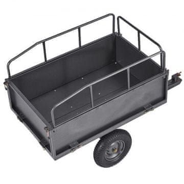 VEVOR Vrtni pomoćni prikolica 169x76x78 cm 272 kg Crna