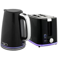 Homestar Set kuhalo i toster 22,2x16,7x23,2 cm Crna