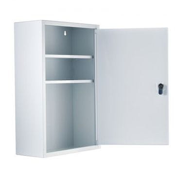 VEVOR Ormarić za prvu pomoć 3 police 46x30x14 cm metalni zidni veliki kapacitet