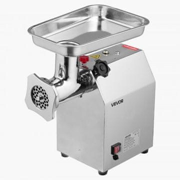 VEVOR Mlinić za meso 4.2 kg/min 430x248x440 mm Srebrni
